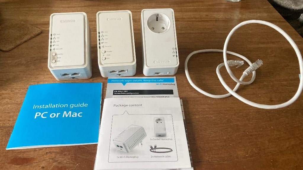 Sitecom Homeplug 500Mbps set, Ophalen of Verzenden, Gebruikt, Sitecom