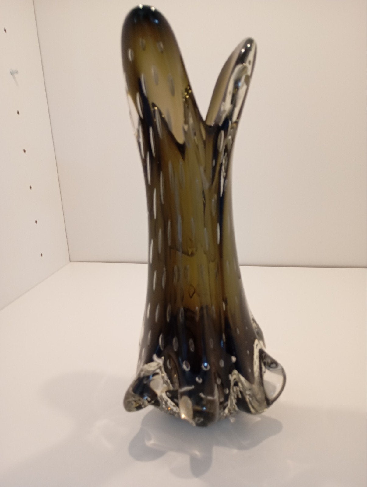Vintage Murano Vaas Jaren '60/'70 - Uniek Design, Ophalen of Verzenden