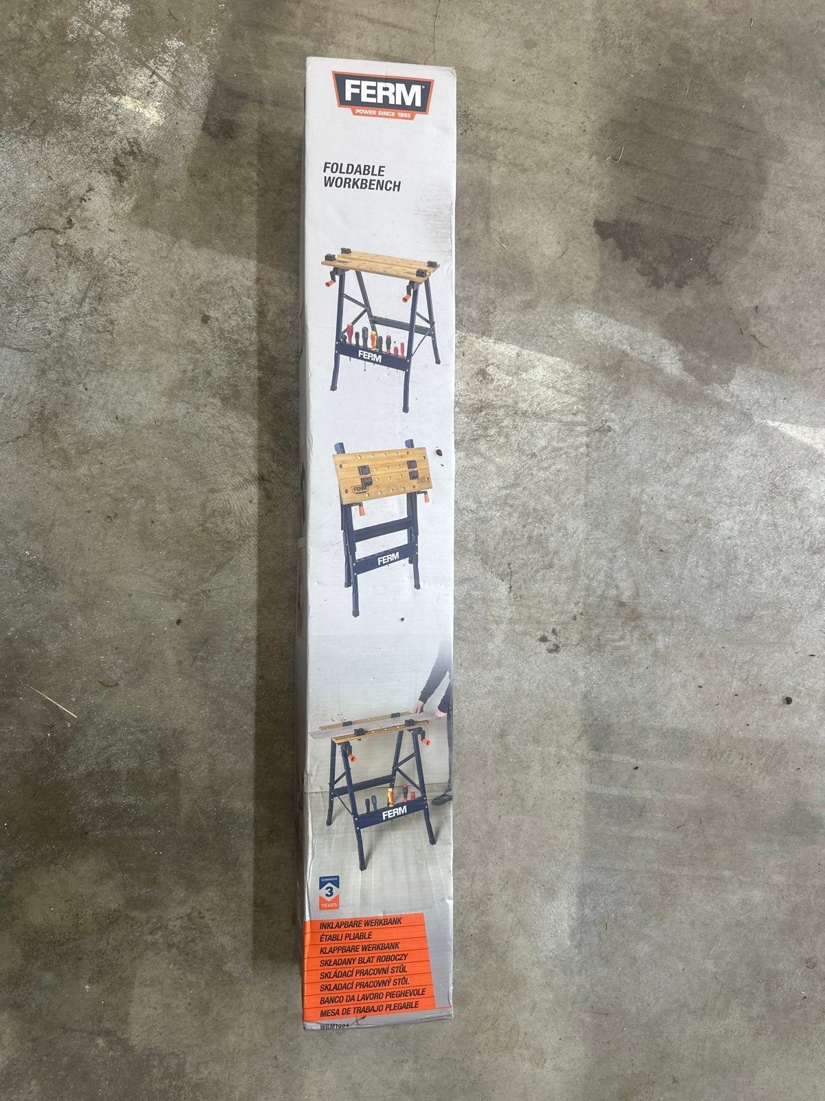 Ferm Opvouwbare Werkbank - Nieuw in Verpakking, Doe-het-zelf en Verbouw, Ophalen of Verzenden, Nieuw, 70 tot 120 cm, Inklapbaar