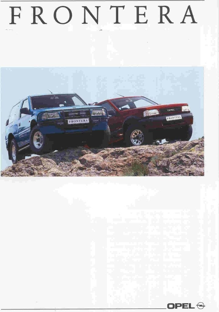 Opel Frontera (1992), Ophalen of Verzenden, Nieuw, Opel