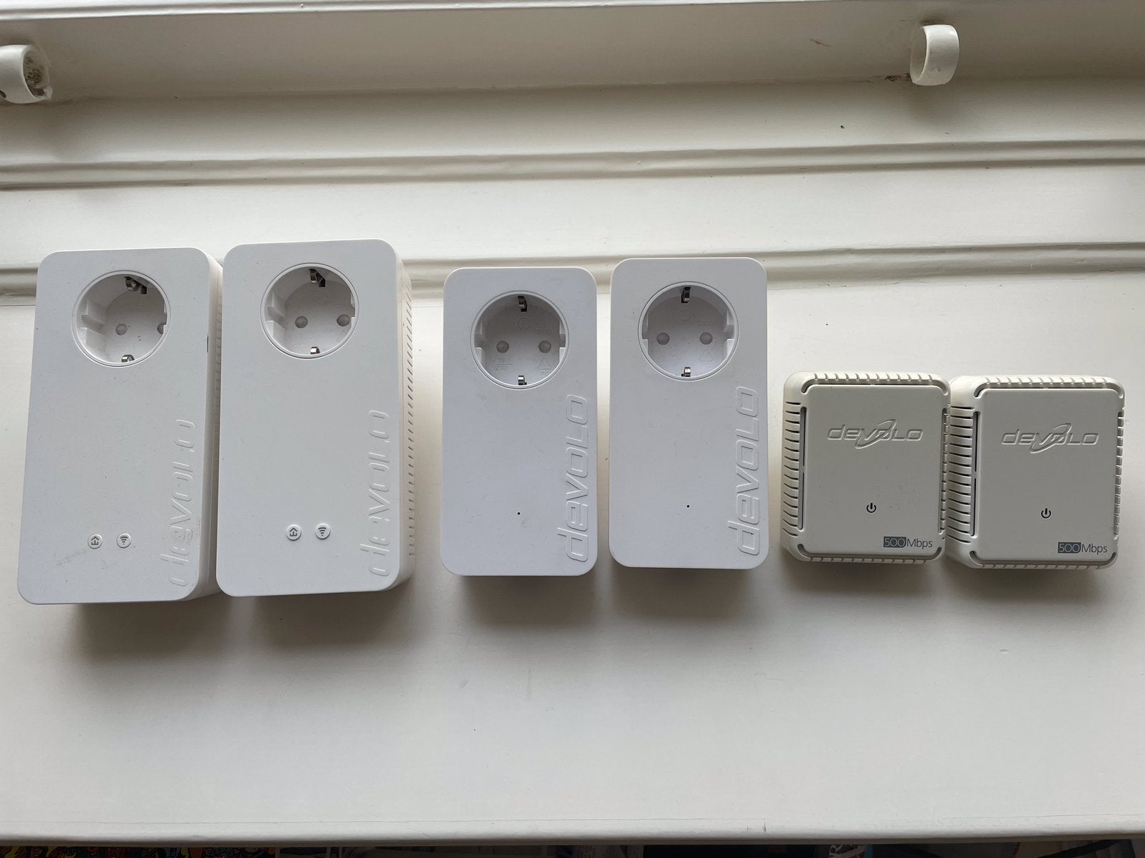 Devolo dLAN Powerline Adapters: WiFi en Ethernet, Ophalen of Verzenden, Gebruikt