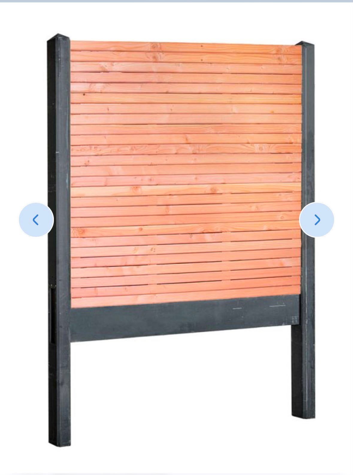 Één enkel schuttingdeel, Tuin en Terras, Schuttingen, Ophalen, 1 tot 2 meter, Minder dan 3 meter, Nieuw