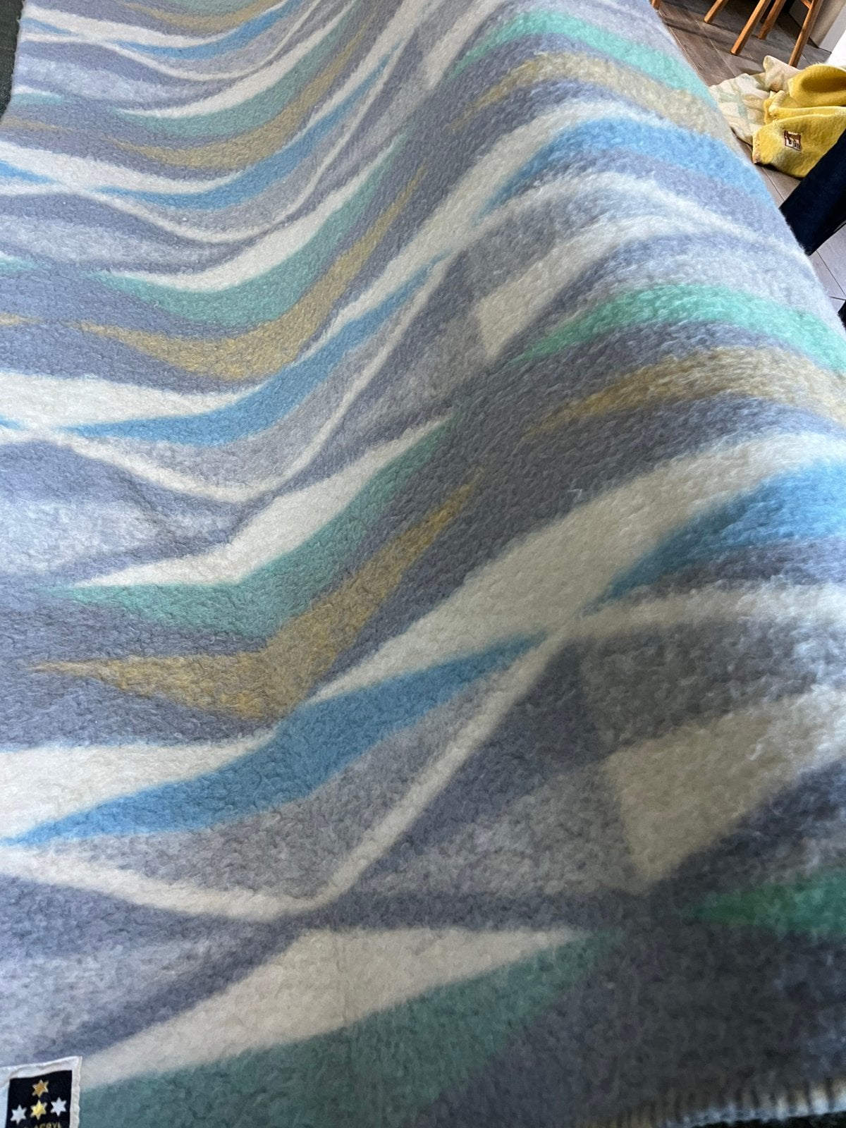 Hele toffe vintage wollen deken van Didas, Huis en Inrichting, Ophalen of Verzenden, Gebruikt