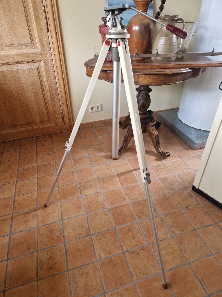 Vintage fotostatief Schiansky statisch profiel 208, Overige merken, Zo goed als nieuw, 150 tot 175 cm, 3-assige stabilisatie