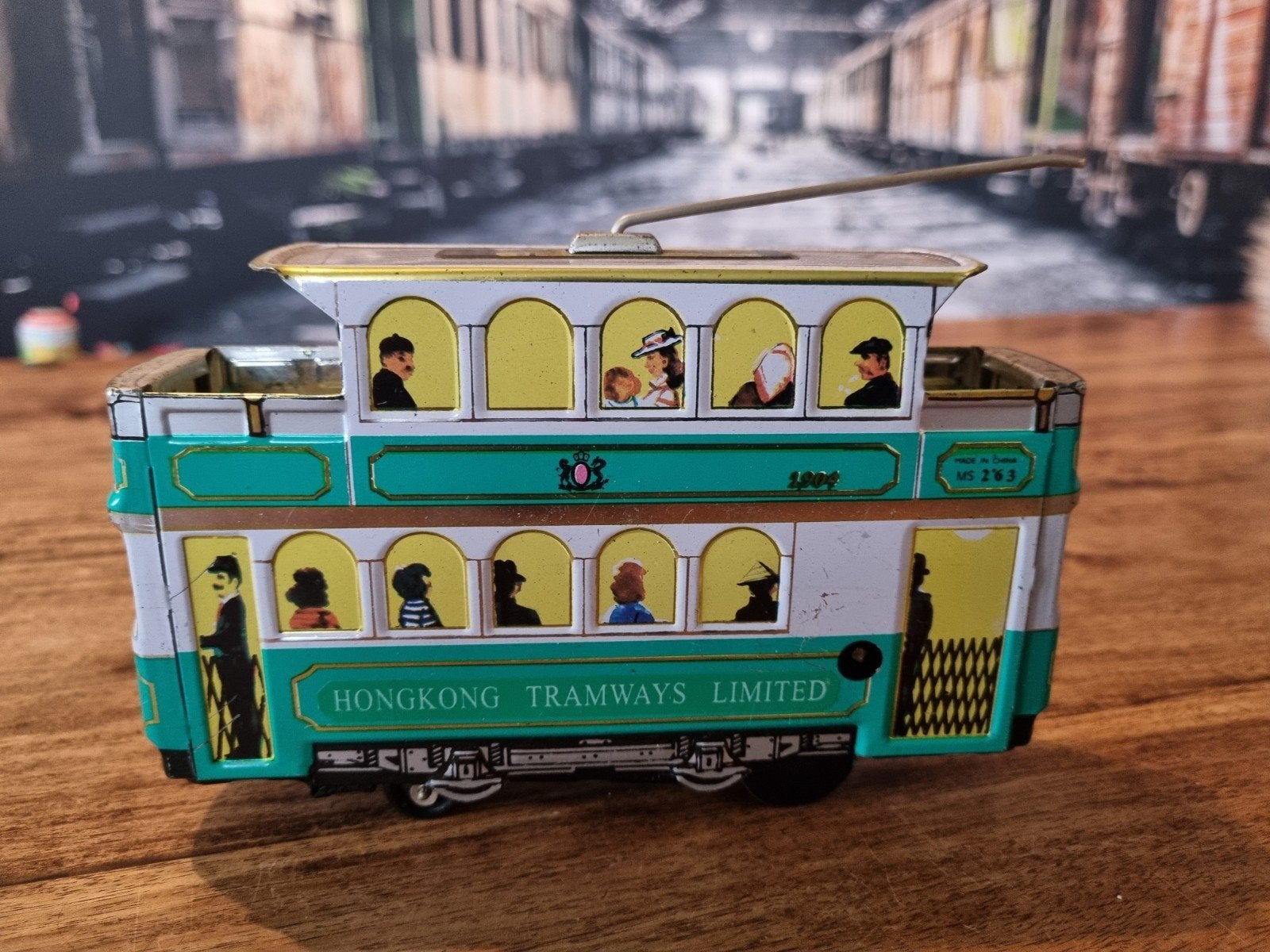 Vintage blikken tram Hong Kong Tramways Limited, Verzamelen, Ophalen of Verzenden, Gebruikt