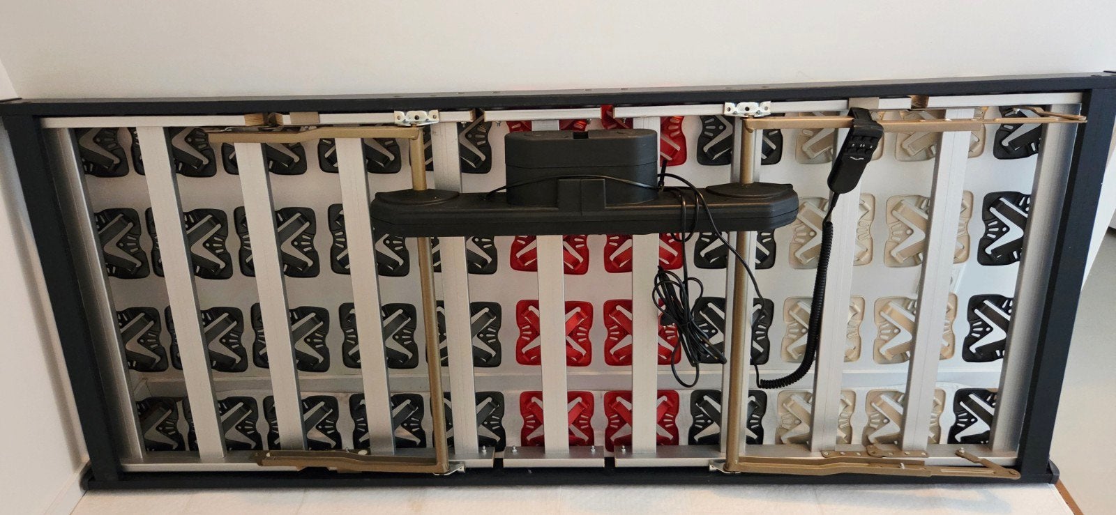 Zgan elektrisch verstelbare bossflex schotelbodem, Eenpersoons, Ophalen of Verzenden, Zo goed als nieuw, 80 cm