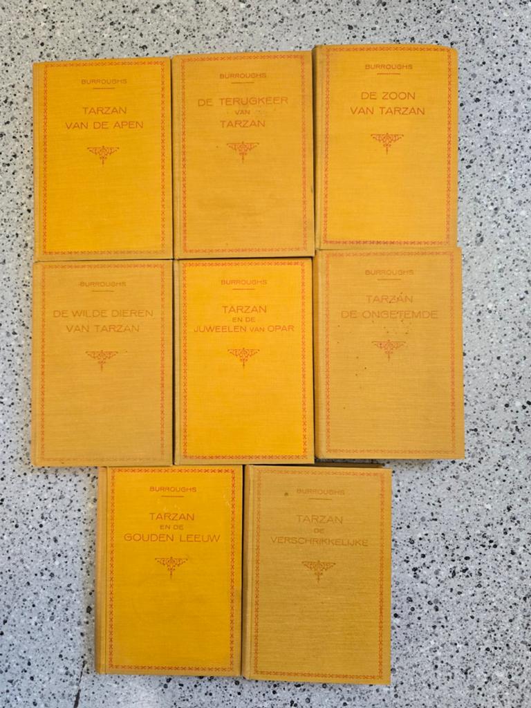 Complete Tarzan Serie Edgar Rice Burroughs (8 boeken), Boeken, Avontuur en Actie, Ophalen of Verzenden