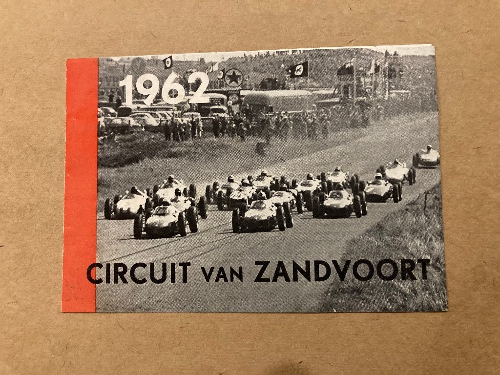 Programmaboekje races circuit Zandvoort 1962, Verzamelen, Ophalen of Verzenden, Gebruikt, Auto's