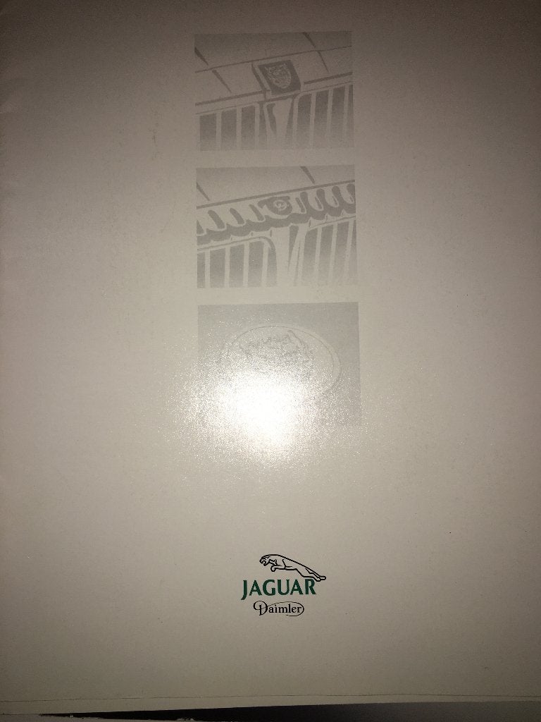 Jaguar Daimler brochure folder 1994: XJ6 XJ12 Sovereign XJS, Ophalen of Verzenden, Zo goed als nieuw, Overige merken