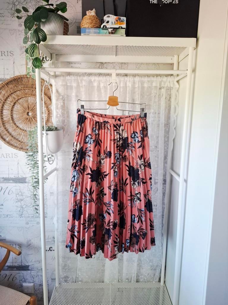 Mooie plisse rok floral print Rosemunde Copenhagen maat 38, Maat 38/40 (M), Ophalen of Verzenden, Rosemunde, Roze