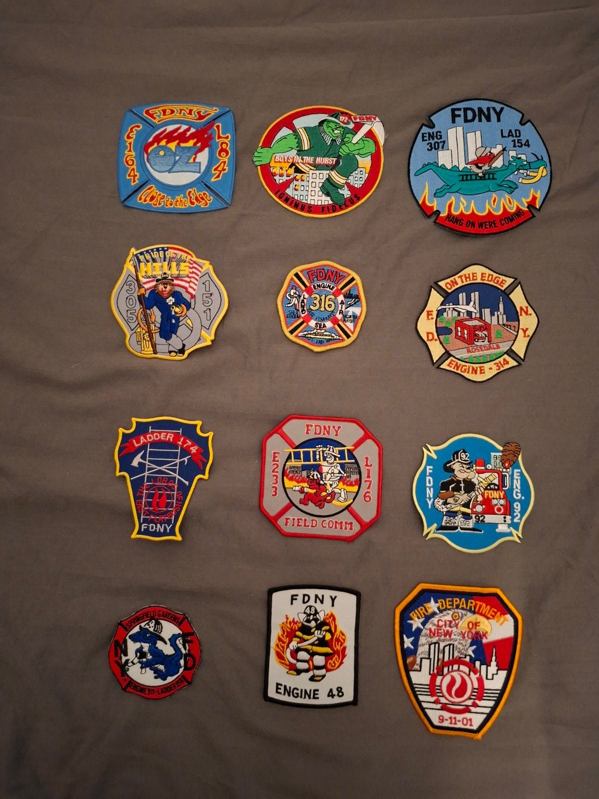 FDNY Brandweer Emblemen - Diverse Collectie Patches, Ophalen of Verzenden, Nieuw