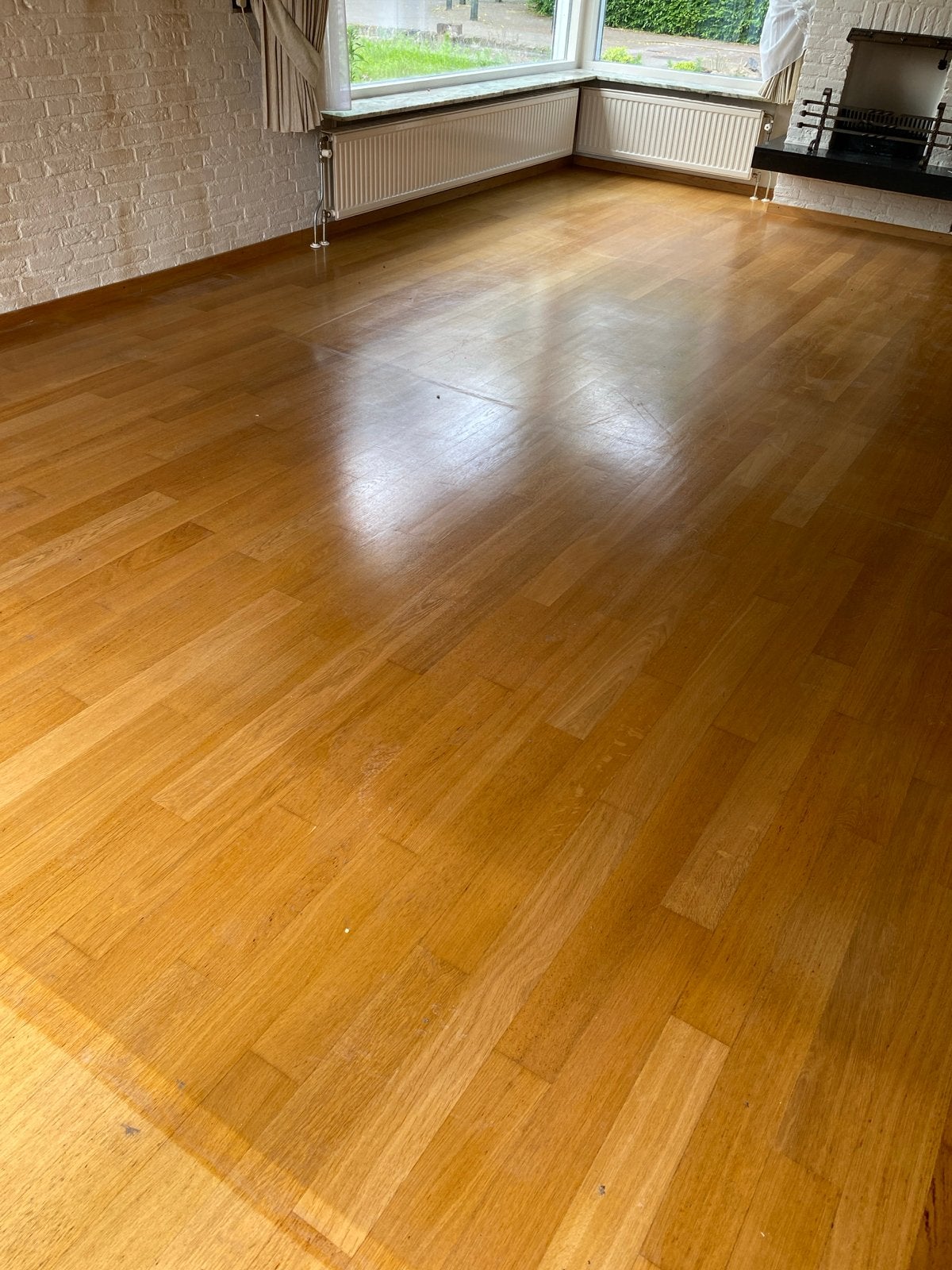 Parketvloer hout jaren '70, Doe-het-zelf en Verbouw, Vloerdelen en Plavuizen, Parket, Gebruikt, Ophalen of Verzenden, 10 m² of meer
