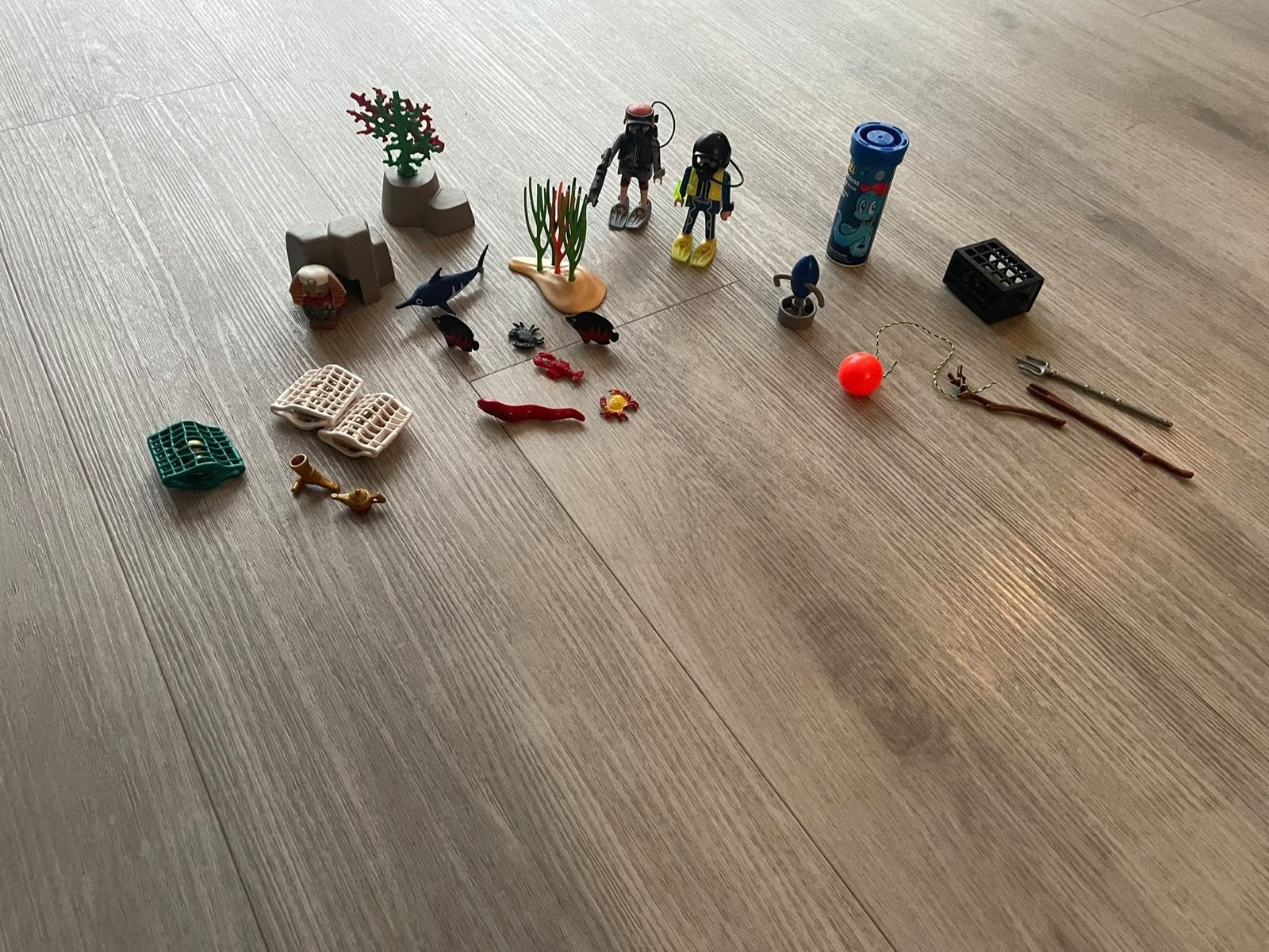 Playmobil Duikers met onderwaterdieren en accessoires, Ophalen of Verzenden, Zo goed als nieuw, Jongen of Meisje