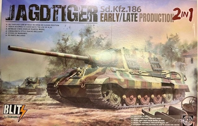 Coelianmodels, Takom, 8001, Jagdtiger, 1/35, € 49,99, Overige merken, Tank, 1:32 tot 1:50, Nieuw