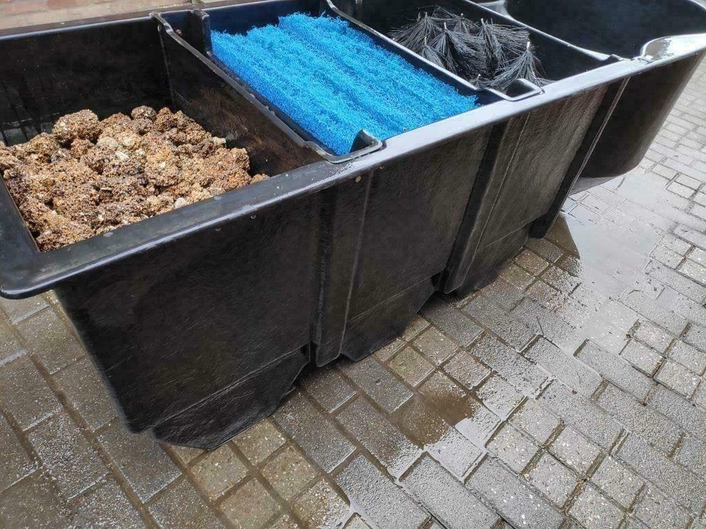 vijver filter messner compleet met inhoud, Ophalen, Gebruikt, Vijverfilter