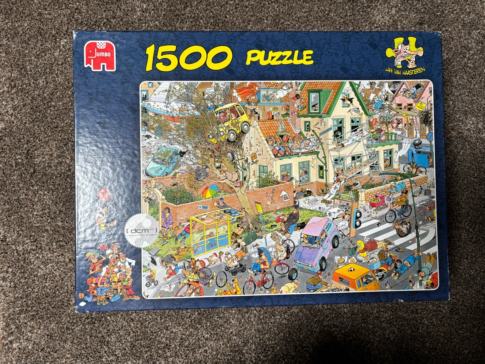 Jan van Haasteren 1500 stukjes, Ophalen, 500 t/m 1500 stukjes, Gebruikt, Legpuzzel