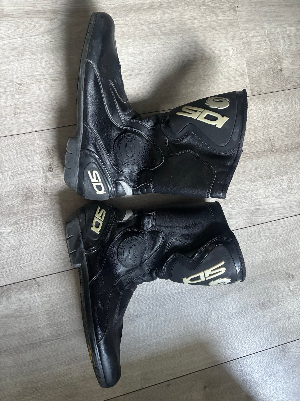 Sidi Motorlaarzen Maat 48 - Zwart - draagt als maat 46!, Ophalen, Tweedehands, Heren, Laarzen