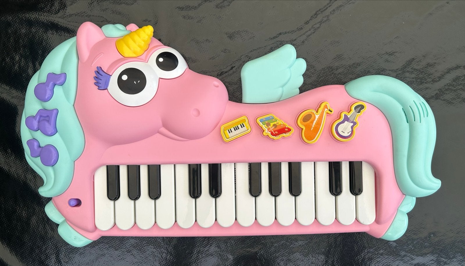 Eenhoorn Piano Speelgoed met Geluid voor Kinderen, Ophalen of Verzenden, Zo goed als nieuw, Overige typen, Met geluid