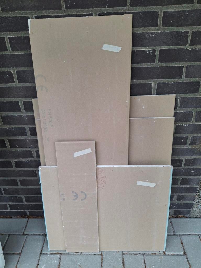 Div. stukken stucplaten, Ophalen