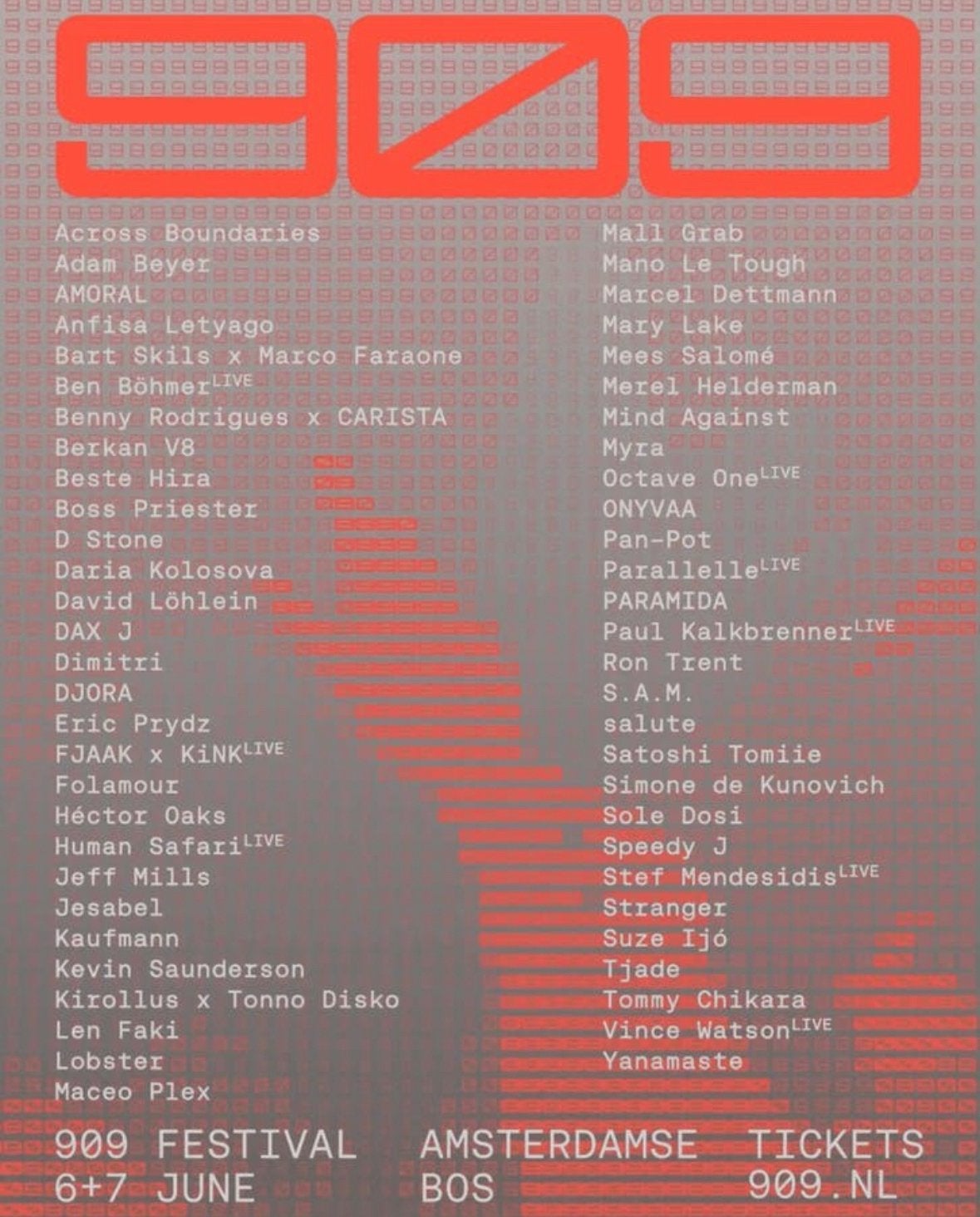 909 Festival >>> 2x zaterdagtickets >>> samen €40, Tickets en Kaartjes, Evenementen en Festivals, Twee personen