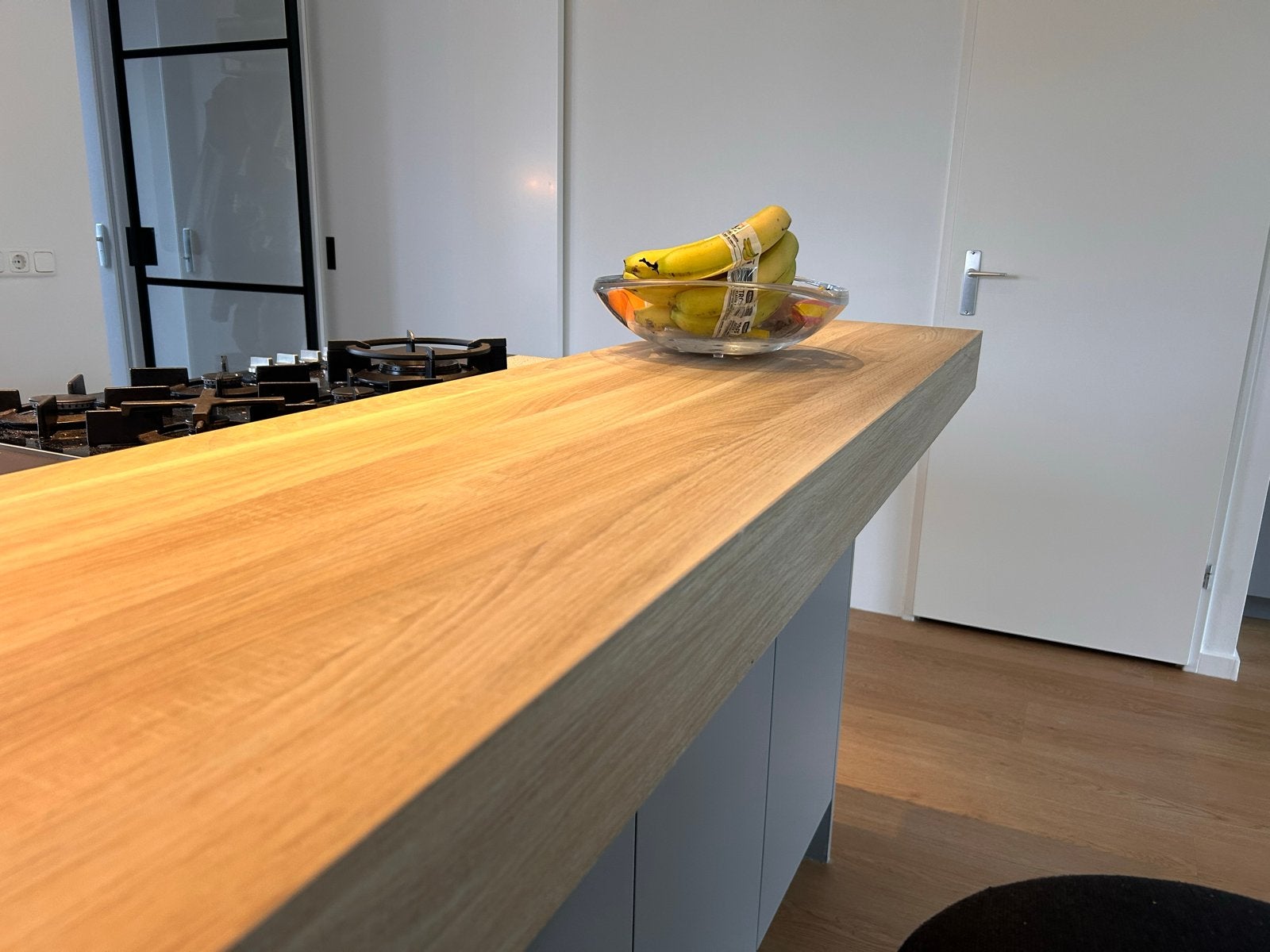 Nieuw barblad 240x40x10 cm, onderkant hol, Overige typen, Hout, Nieuw, Ophalen of Verzenden