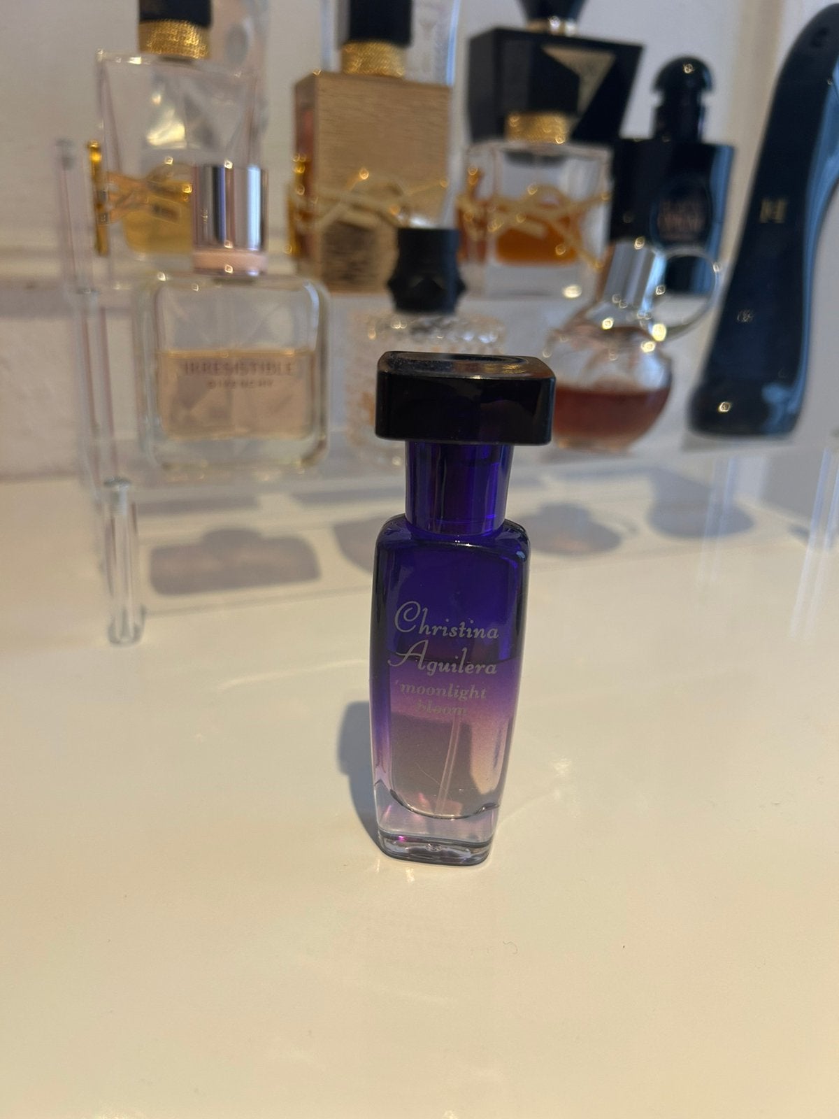 Christina Aguilera moonlight bloom, Ophalen of Verzenden, Zo goed als nieuw, Parfumfles