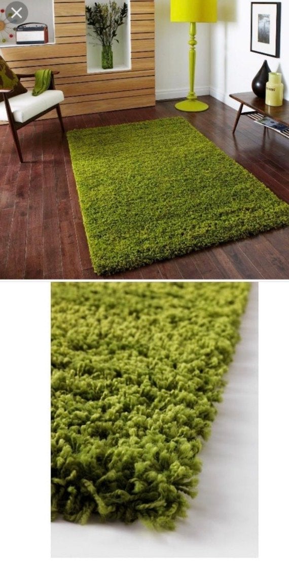 Nieuw IKEA Hampen vloerkleed appelgroen, Ophalen, 100 tot 150 cm, Nieuw, 150 tot 200 cm