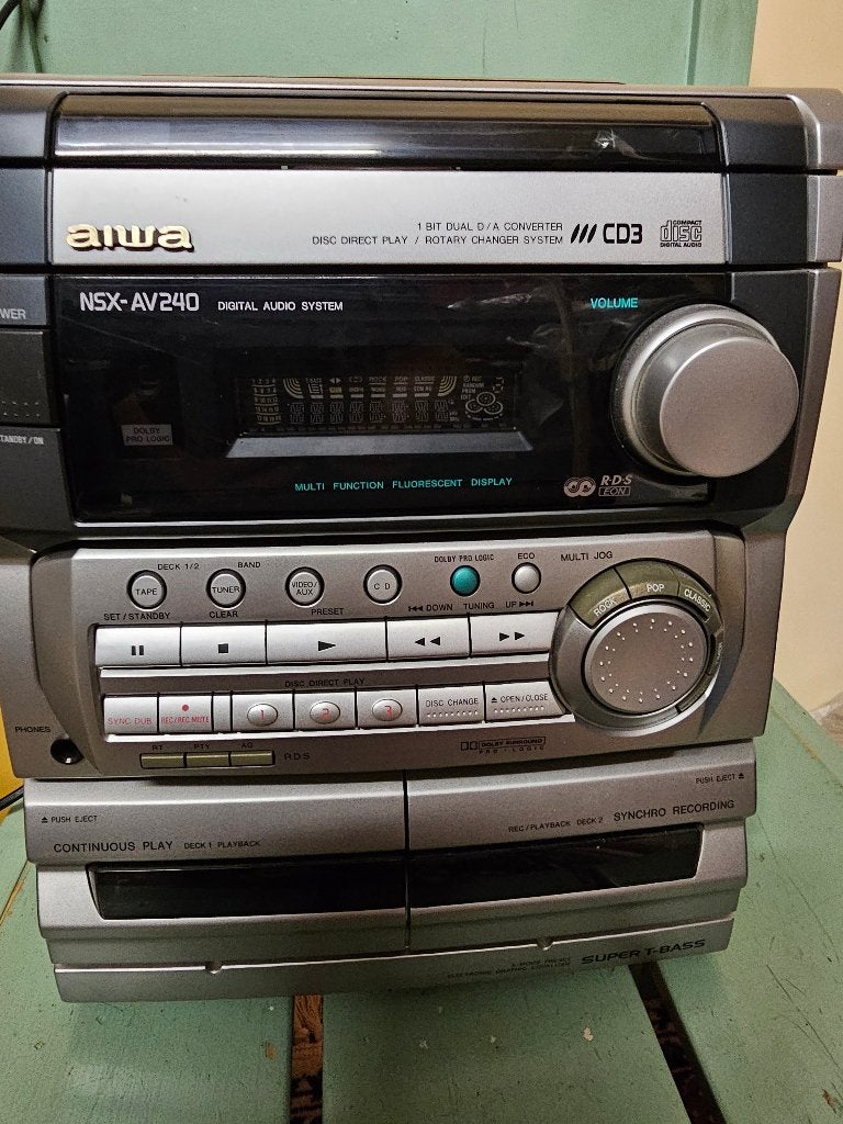 audio div   aiwa jvc  akai enz enz bijna gratis, Ophalen, Gebruikt, 60 tot 120 watt, Overige merken