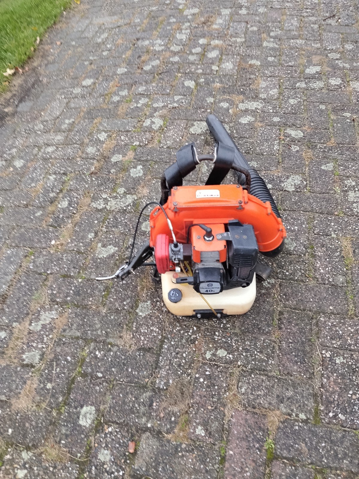 Husqvarna 40b bladblazer, Tuin en Terras, Ophalen, Benzine, Gebruikt, Onbekend