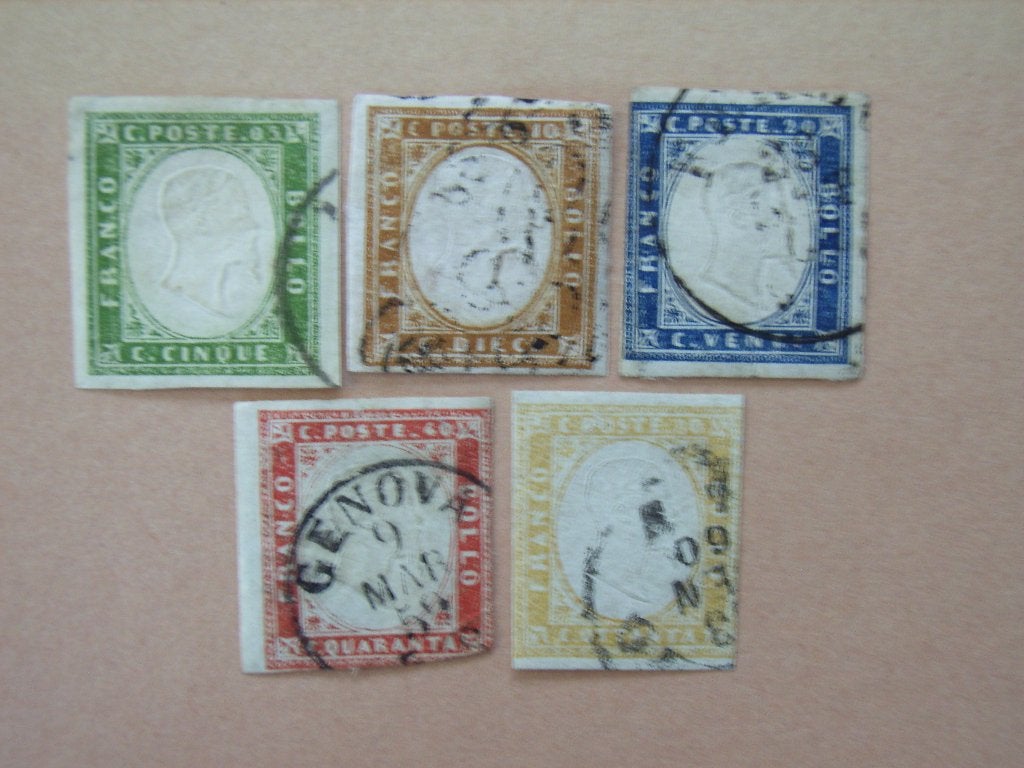 1   Sardinie 10-14, Ophalen of Verzenden, Gestempeld