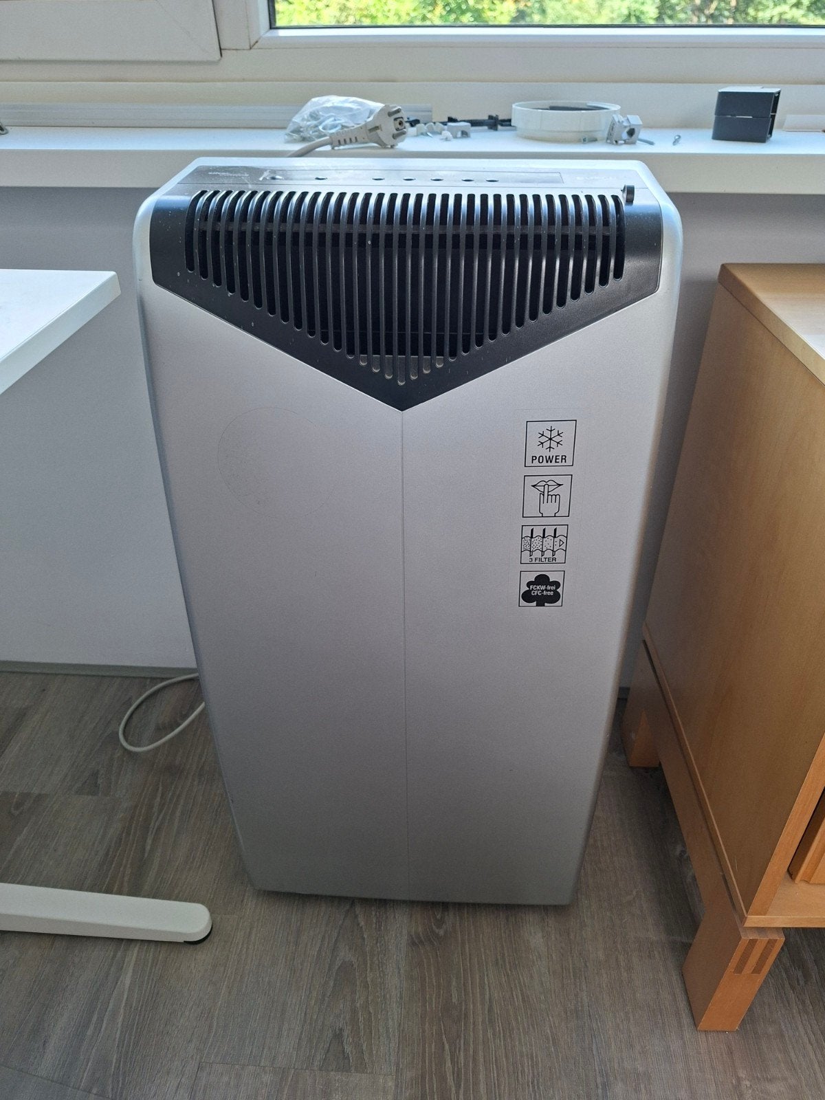 Mobiele airco, Witgoed en Apparatuur, Ophalen, Gebruikt, Minder dan 60 m³, Timer