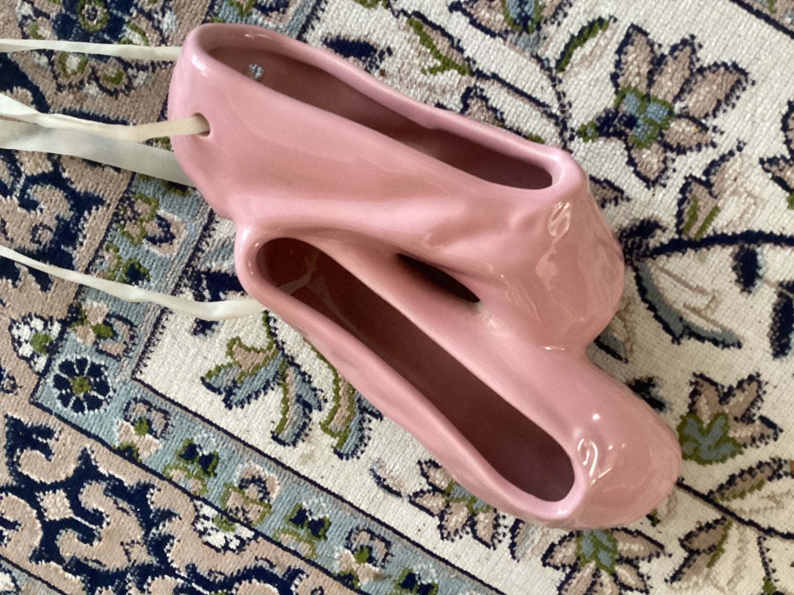 Ballerina schoentjes keramiek // 20 cm, Antiek en Kunst, Antiek | Keramiek en Aardewerk, Ophalen of Verzenden