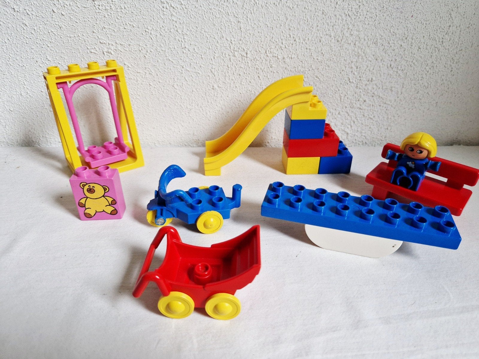 Duplo speeltuin glijbaan wip schommel etc, Ophalen of Verzenden, Gebruikt, Duplo