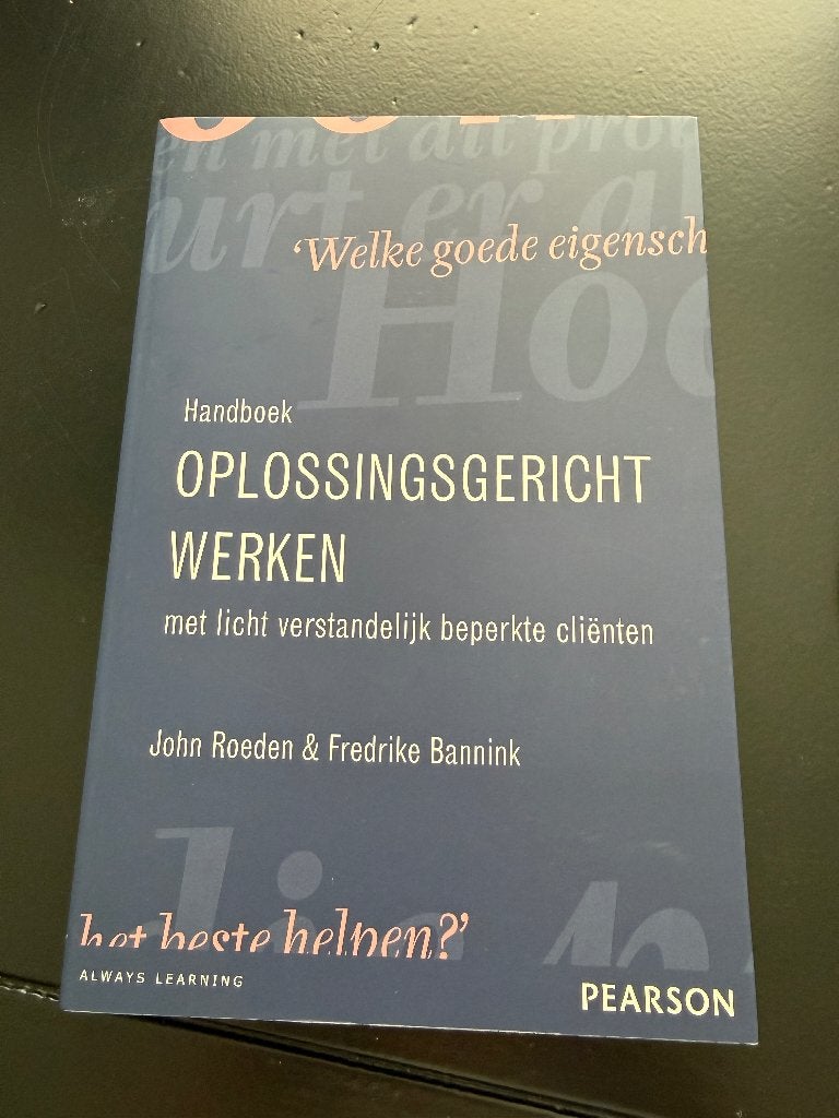 Oplossingsgericht werken met LVB cliënten, Verzenden, Nieuw, Overige onderwerpen, John Roeden