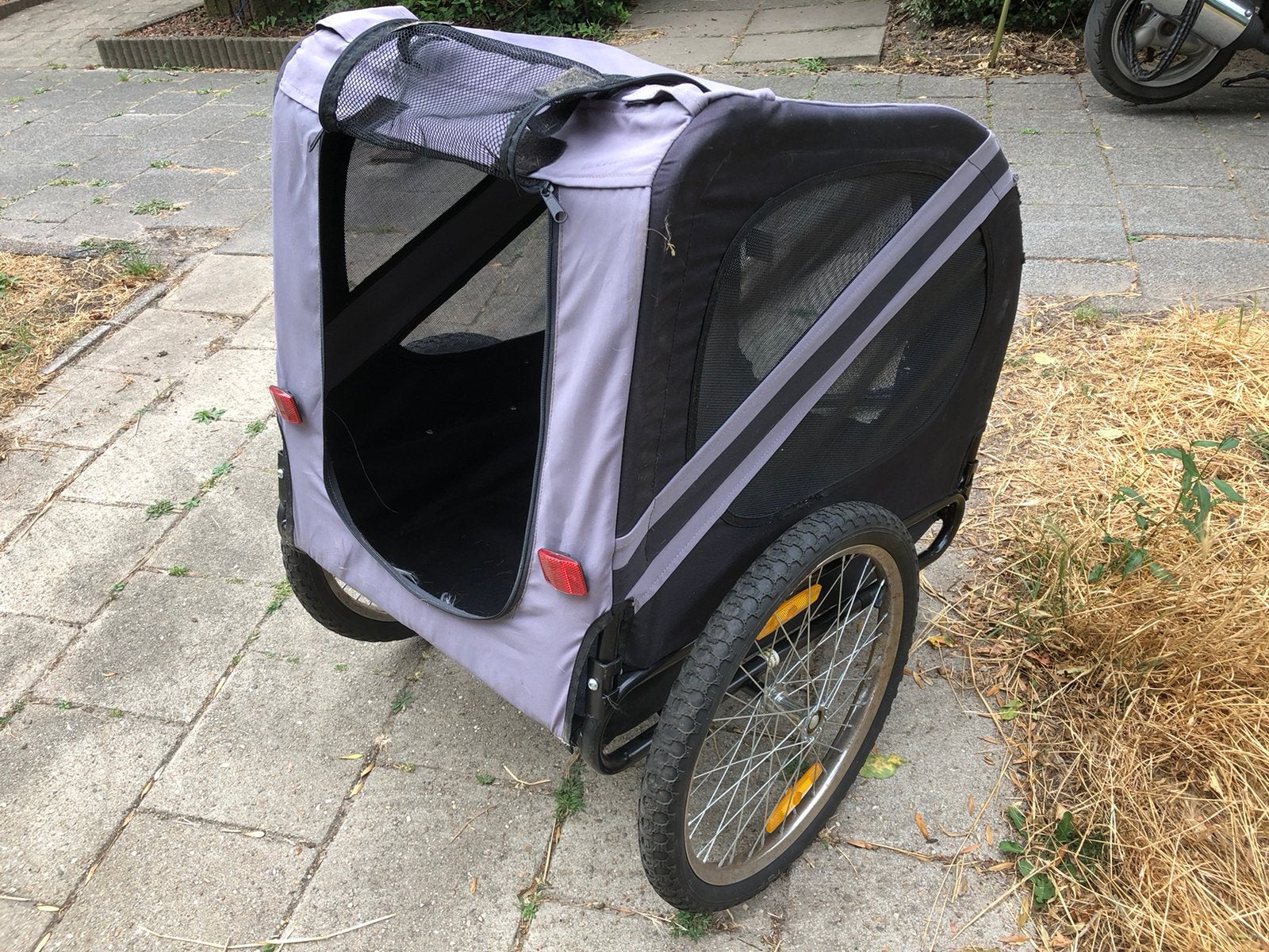 Te koop 75 euro of ruilen tegen groter formaat, Ophalen, Gebruikt, Opvouwbaar, Hondenkar