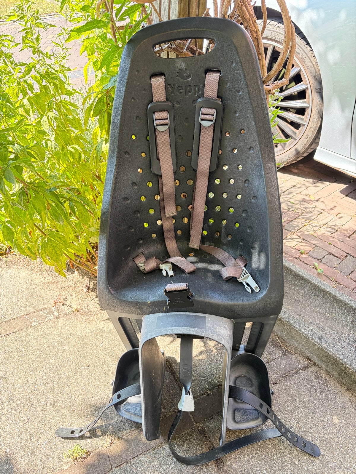 Yepp Achterzitje - Gebruikt maar in goede staat, Ophalen, Achterzitje, 9 t/m 18 kg, Gebruikt