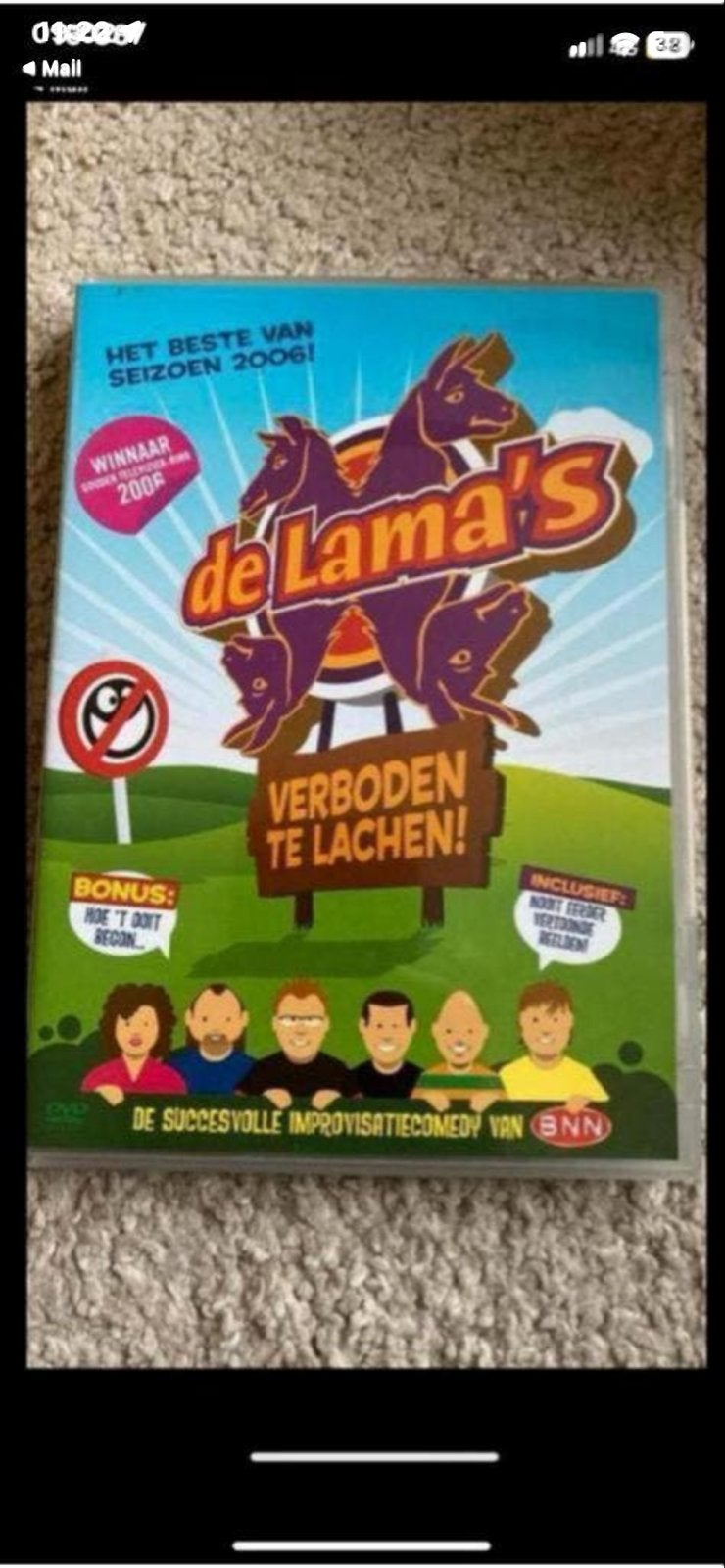 De Lama's - verboden te lachen Het Beste van  2006! (DVD), Alle leeftijden, Tv-programma of Sketches, Gebruikt, Bonusmateriaal