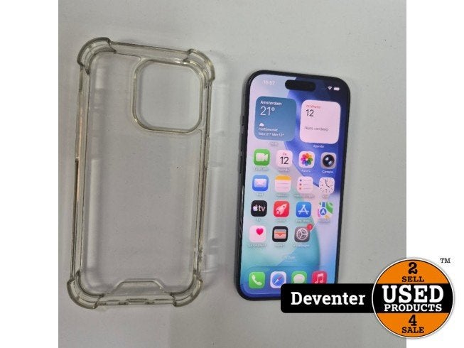 Apple iPhone 15 Pro 128GB Accu 87% Nette staat, Apple, Zo goed als nieuw, Support@apple.com, One Apple Park Way
Cupertino, CA 95014
United States