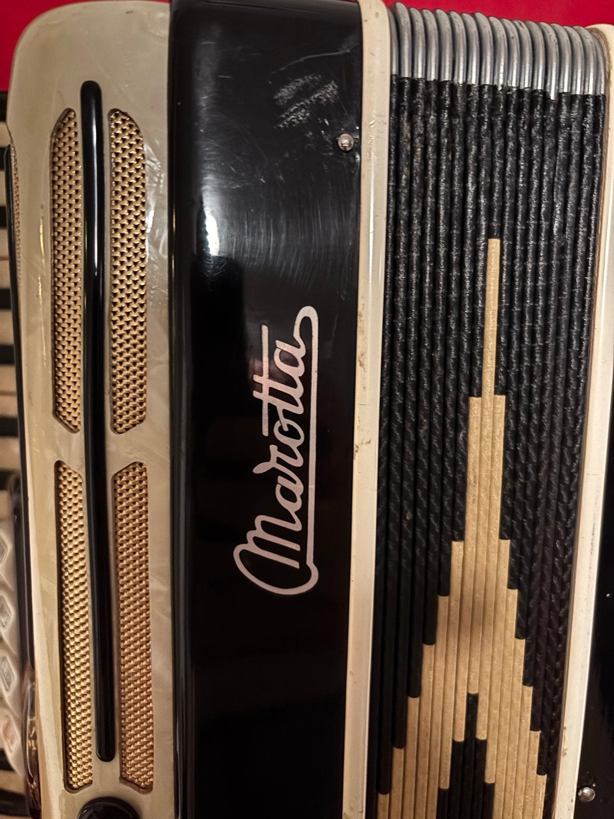 Marotta Soprani Accordeon -  in goede staat, Muziek en Instrumenten, Overige formaten, Toetsaccordeon, Zo goed als nieuw, Met koffer