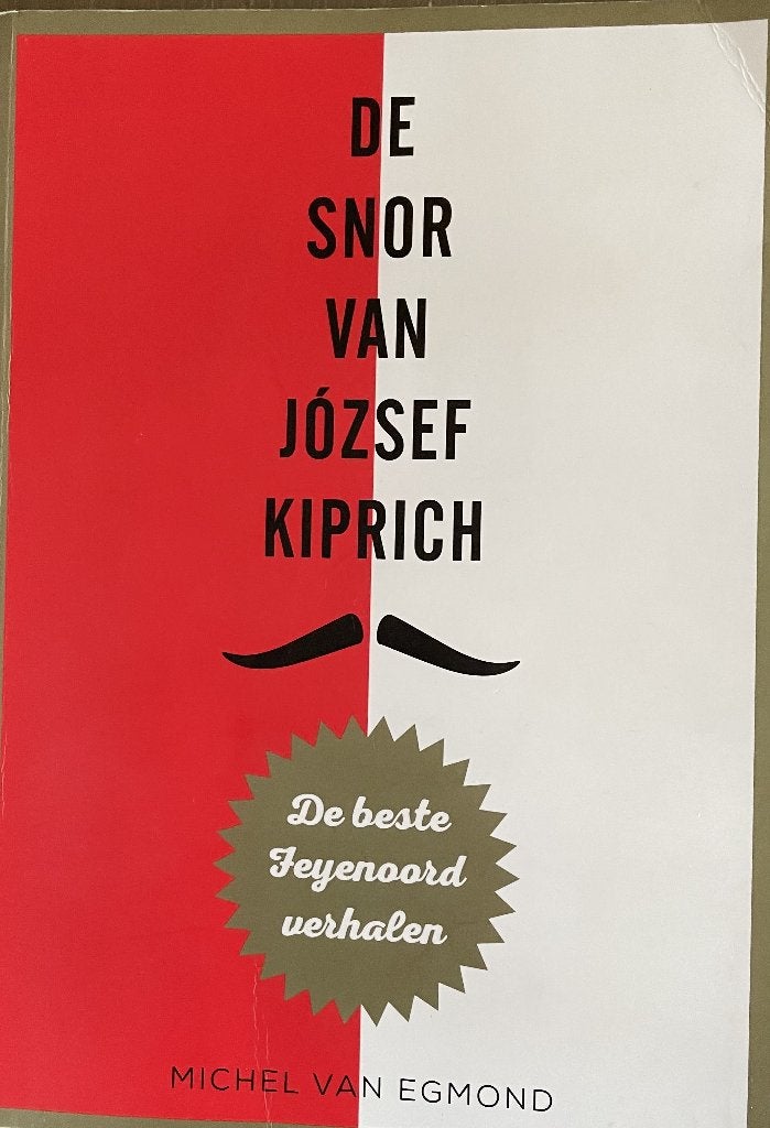 de Snor van Jozsef Kiprich  2.50 euro, Ophalen of Verzenden, Gelezen, Balsport