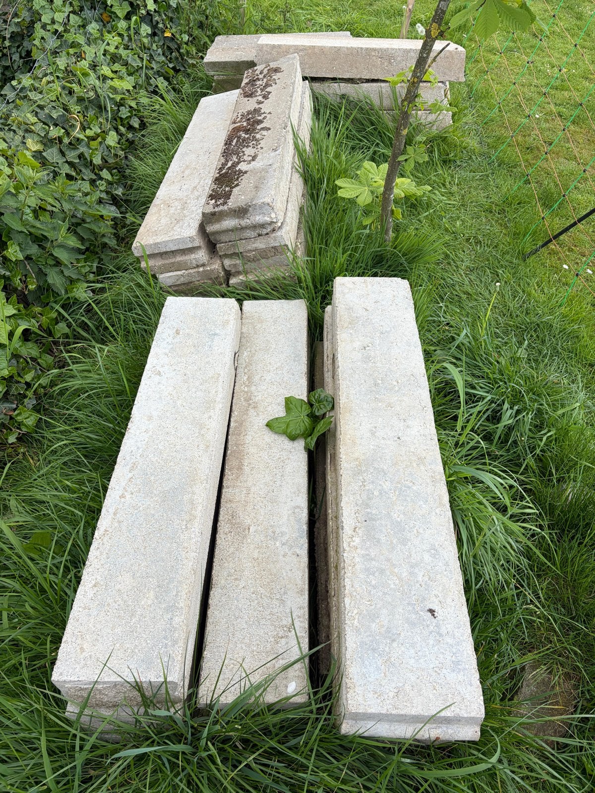 Betonbanden - Gebruikt, Ophalen, Gebruikt, 10 m² of meer, Beton