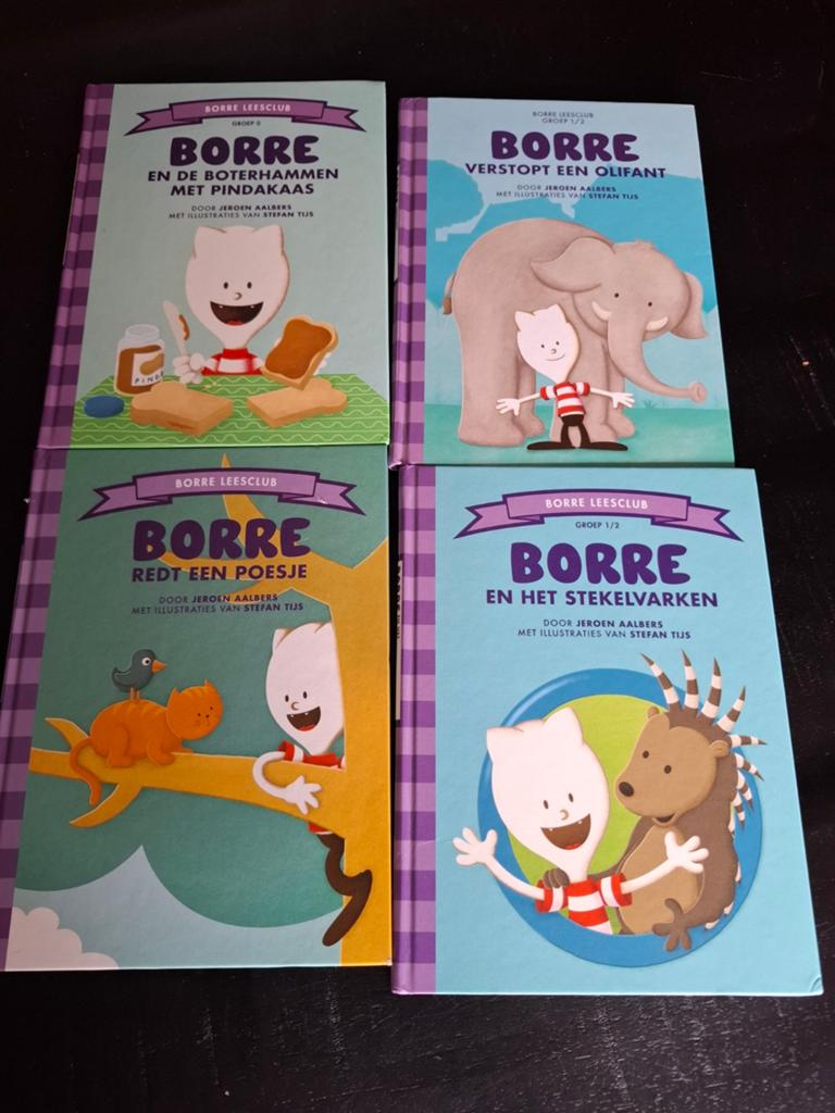 4 x borre, Boeken, Ophalen of Verzenden, Zo goed als nieuw, 3 tot 4 jaar