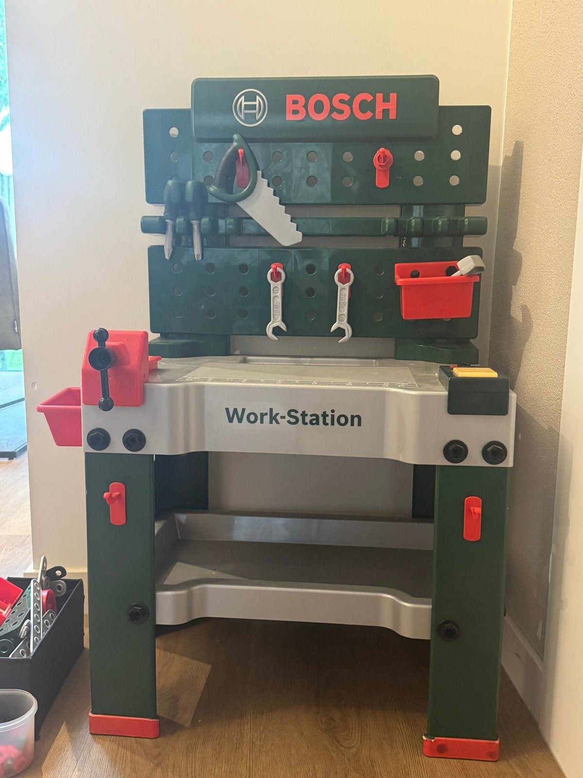 Bosch Work-Station met diverse gereedschappen en onderdelen, Ophalen, Gebruikt, Knutselen
