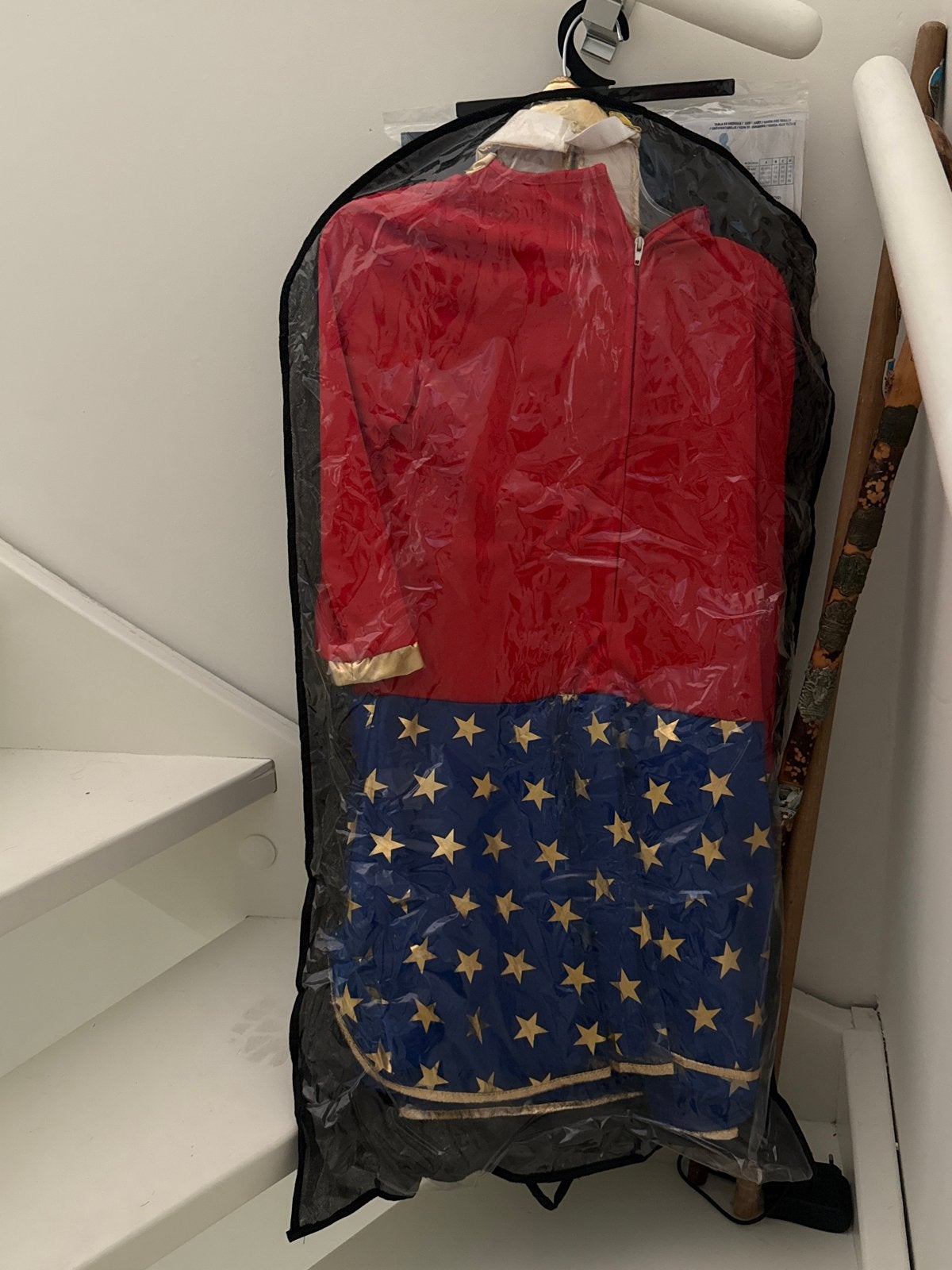 Wonder Woman kostuum - Zo goed als nieuw - 152, Ophalen of Verzenden, Kleding, Maat 34 (XS) of kleiner, Overige thema's