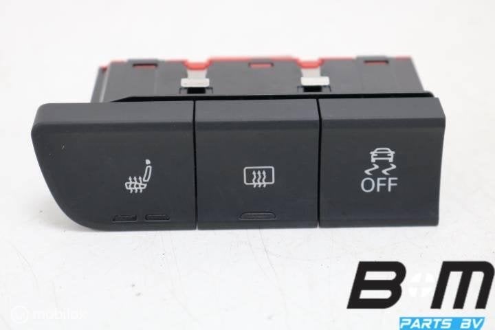 Schakelaars middenconsole links Audi A1 8X 8X0959673A, Gebruikt