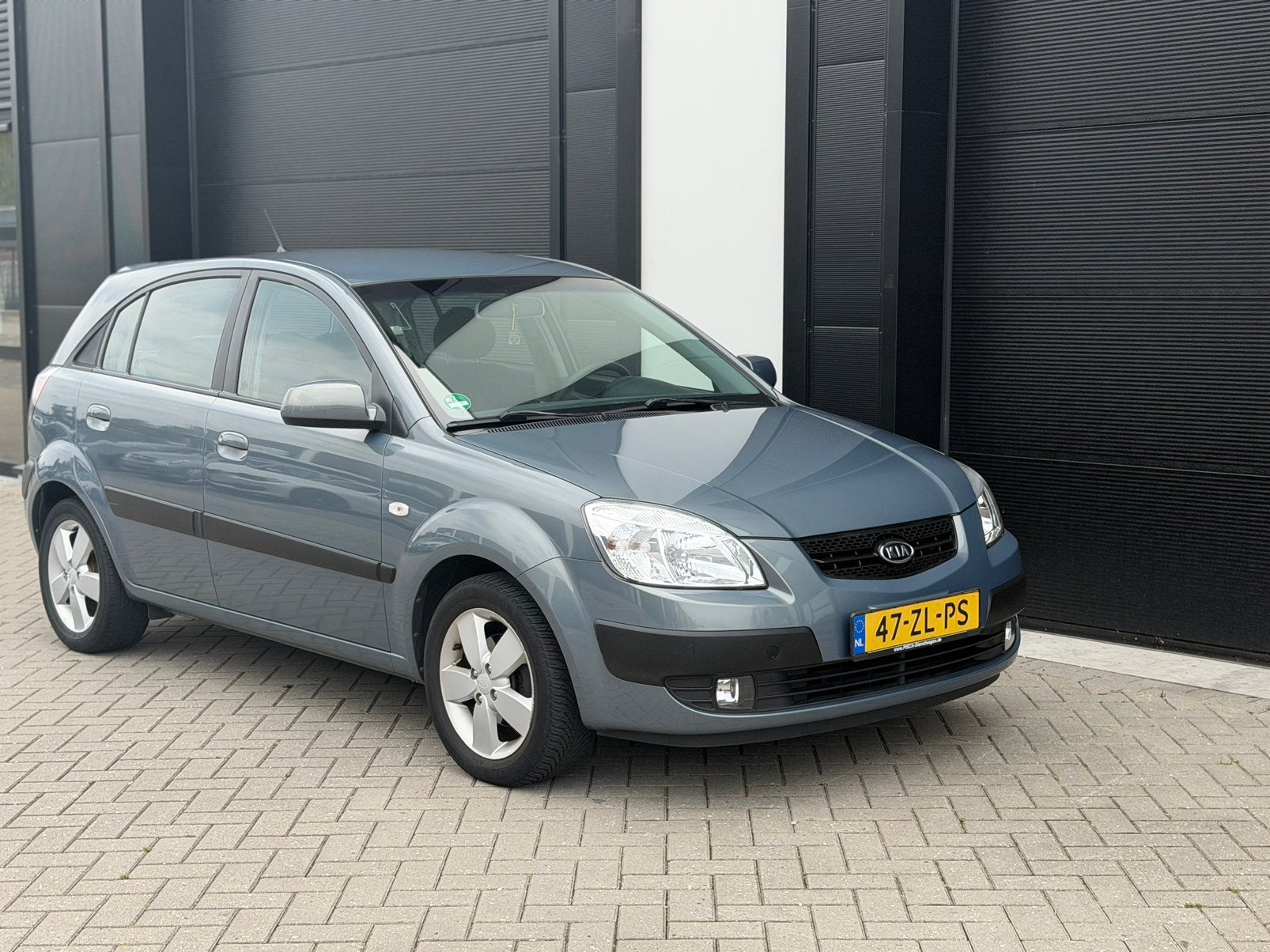 Kia Rio 1.4 All Stars Sport 2008 Grijs Lage km!, Voorwielaandrijving, 4 cilinders, 1054 kg, 49 €/maand