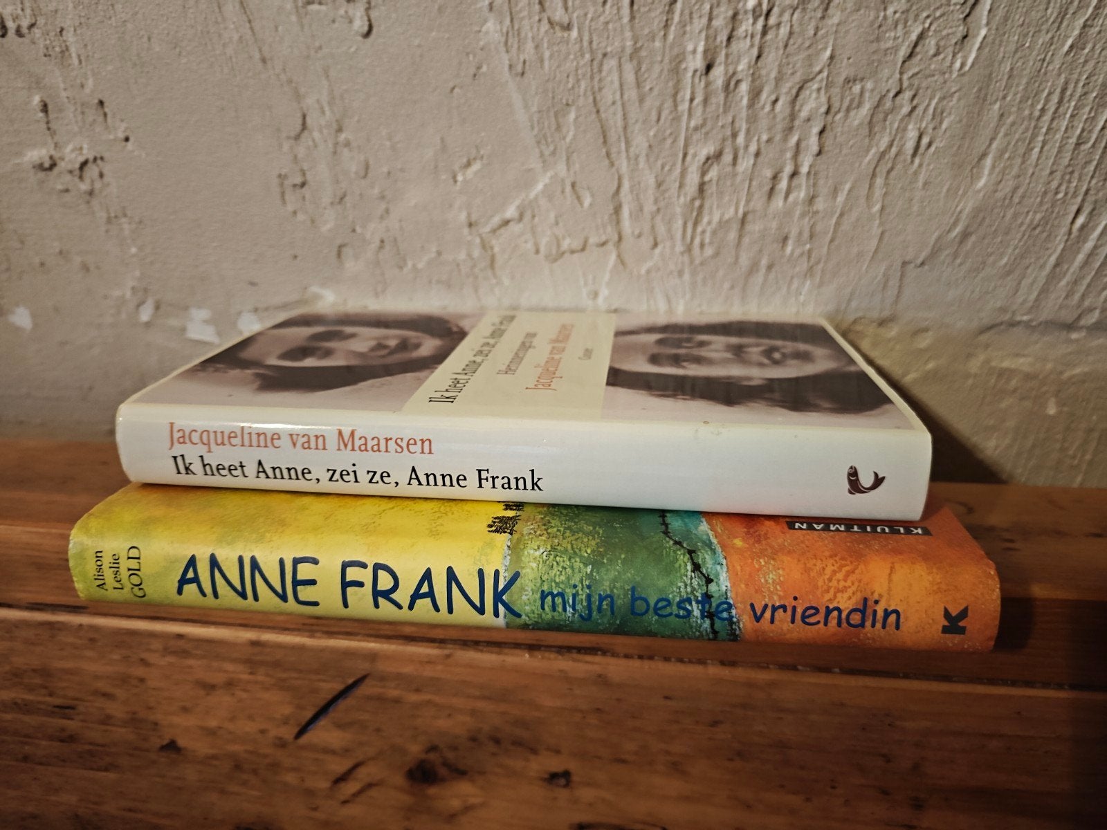 2 boeken over Anne Frank: herinneringen en biografie, Ophalen of Verzenden, Gelezen, Jacqueline van Maarsen, Alison Leslie Gold