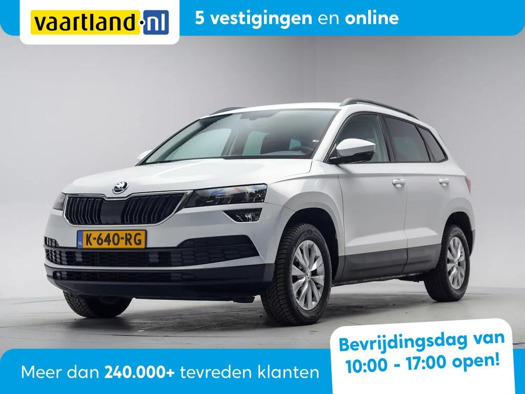 Skoda Karoq 1.5 TSI ACT 150pk Business Ed Aut. [ Navi Clima, Auto's, Skoda, 1287 kg, 4 cilinders, 150 pk, Wit