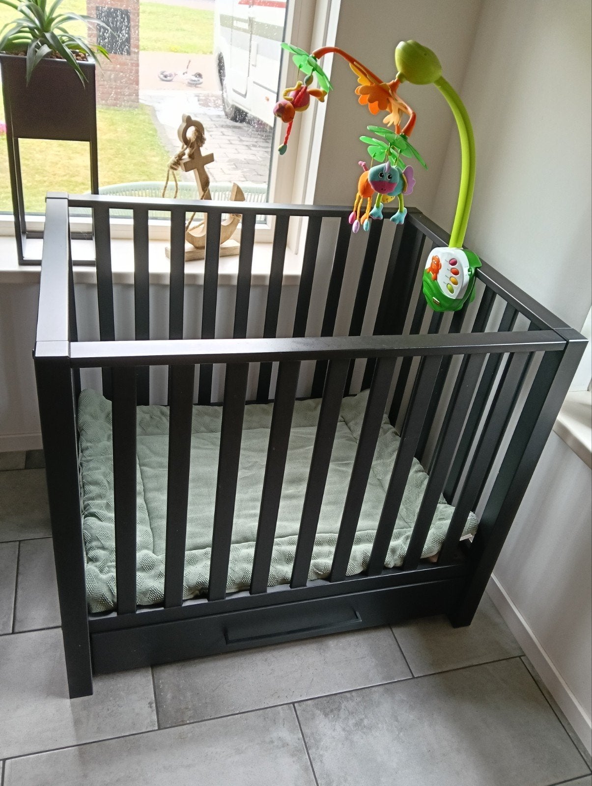 Europe Baby Casper Box met Lade II Mat Zwart, Ophalen, Gebruikt, Lade