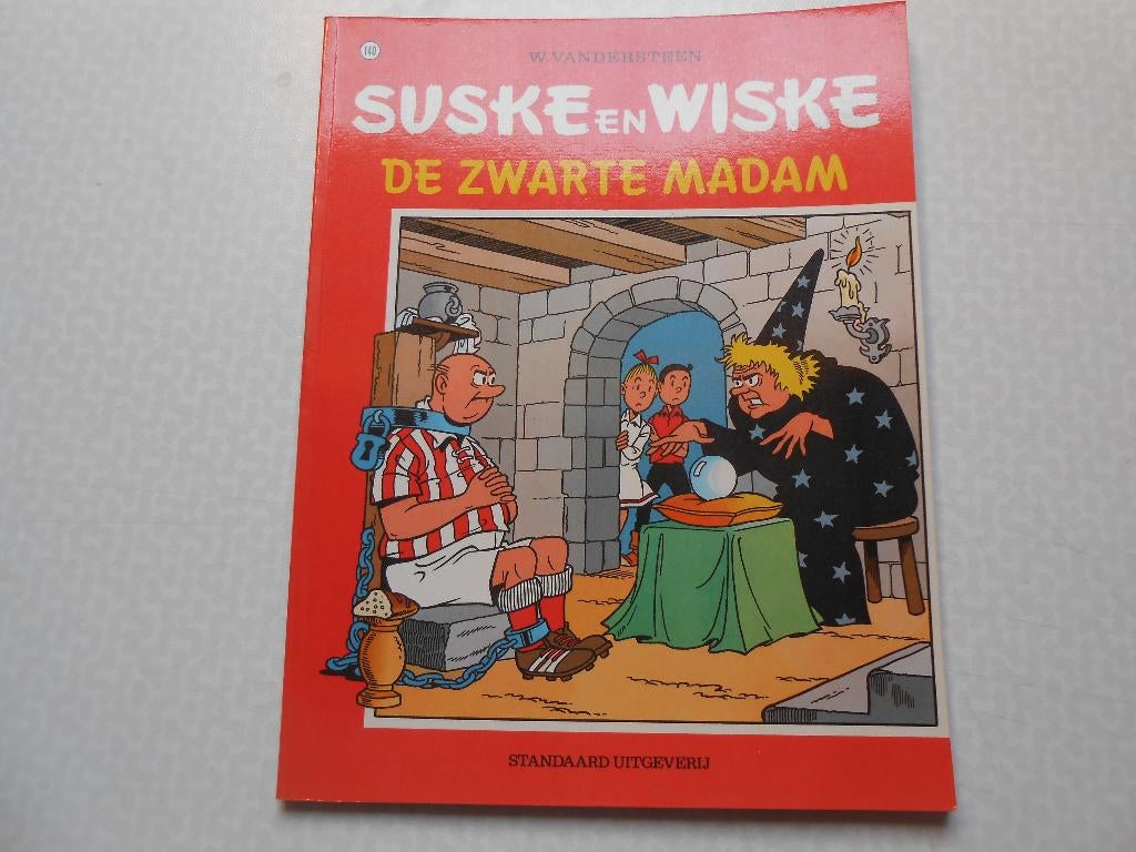 suske en wiske 140 De zwarte madam 1973 1 ste druk., Boeken, Stripboeken, Willy Vandersteen, Eén stripboek, Nieuw, Ophalen of Verzenden